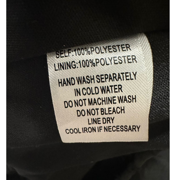 Stolen Hearts black flare sleeves front tie romper size Large - Picture 4 of 11